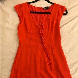 Lulu’s red/orange sundress